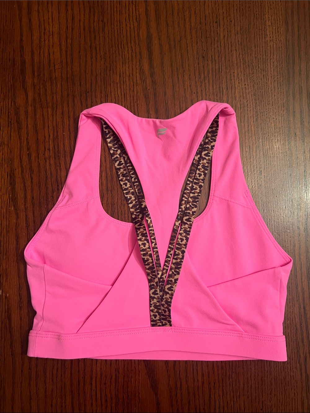 Fabletics Hot Pink Racerback Sports Bra